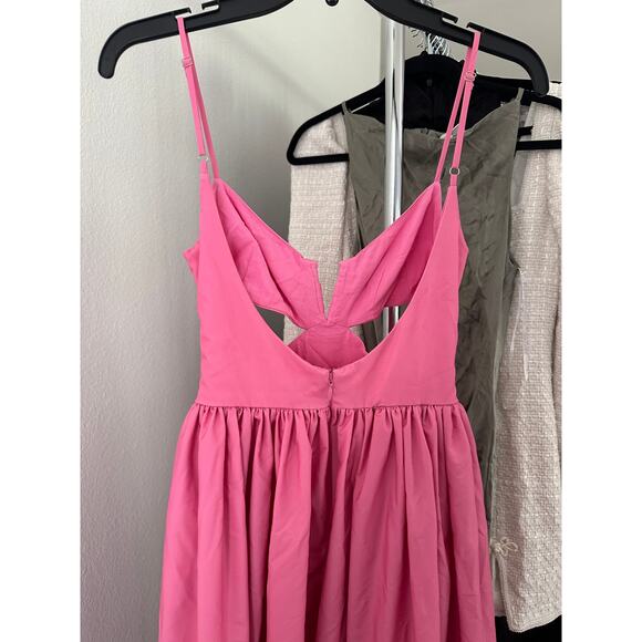 SAU LEE Nova Gown in Pink Chartreuse Ombre - Picture 9 of 11